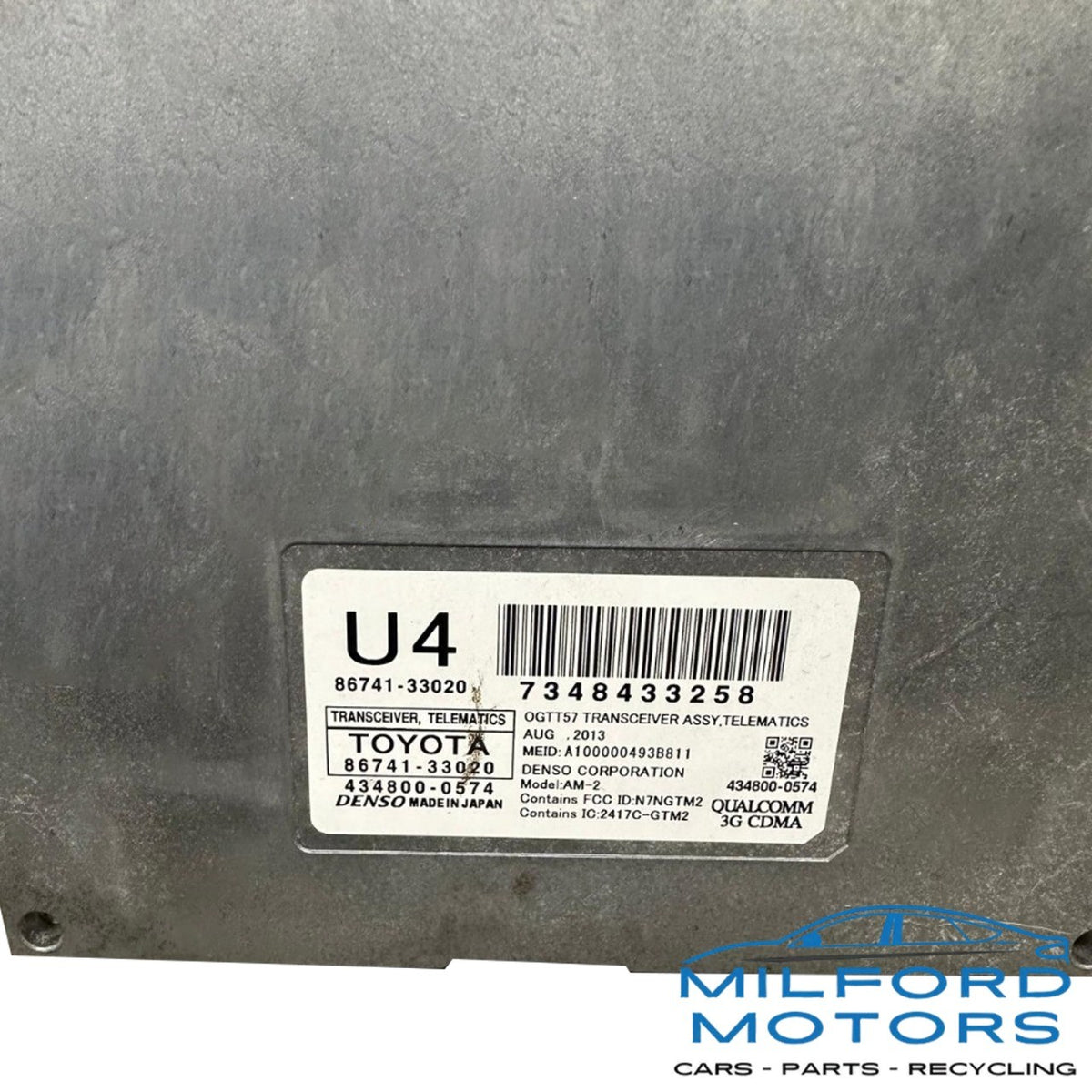 Communication Telematics Module Fits 14-17 CT200H ES300H IS250 ES350 86741-33020