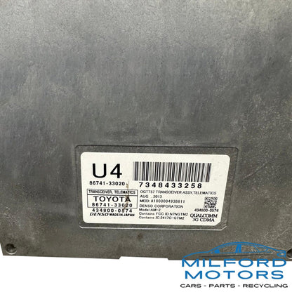 Communication Telematics Module Fits 14-17 CT200H ES300H IS250 ES350 86741-33020