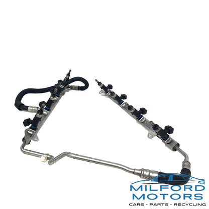 Left & Right Fuel Line Rails w/ Set of 8 Injectors – Fits 2008 BMW M3 Sedan 4.0L