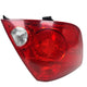 Driver Tail Light Without LED Lamps Red Lens Fits 2005 Scion tC 2.4L