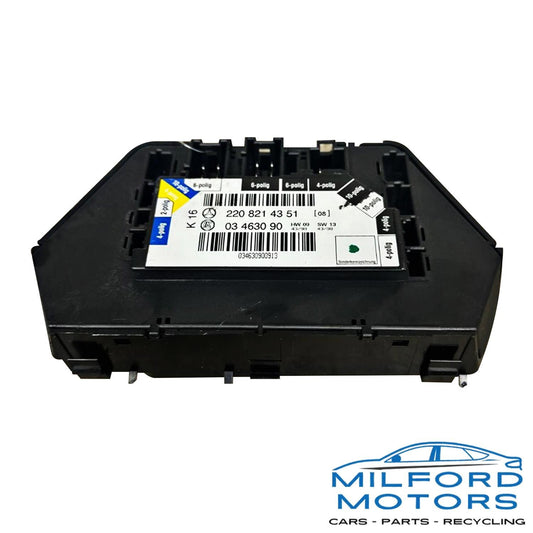 Rear Left Side Seat Control Module - 2000 Mercedes-Benz S-Class 5.0L 2208214351