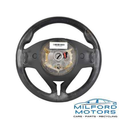 Black Leather Steering Wheel w/ Control Switch Fits 2016 Maserati Ghibli 3.0L