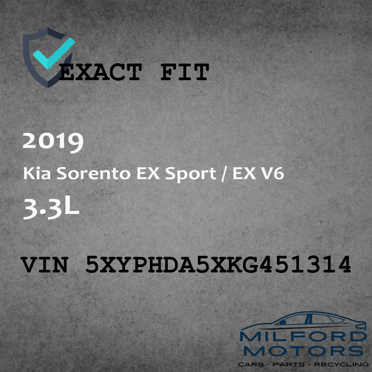 Fuse Box Cabin Fits for 2019-2020 Kia Sorento EX Sport / EX V6 3.3L