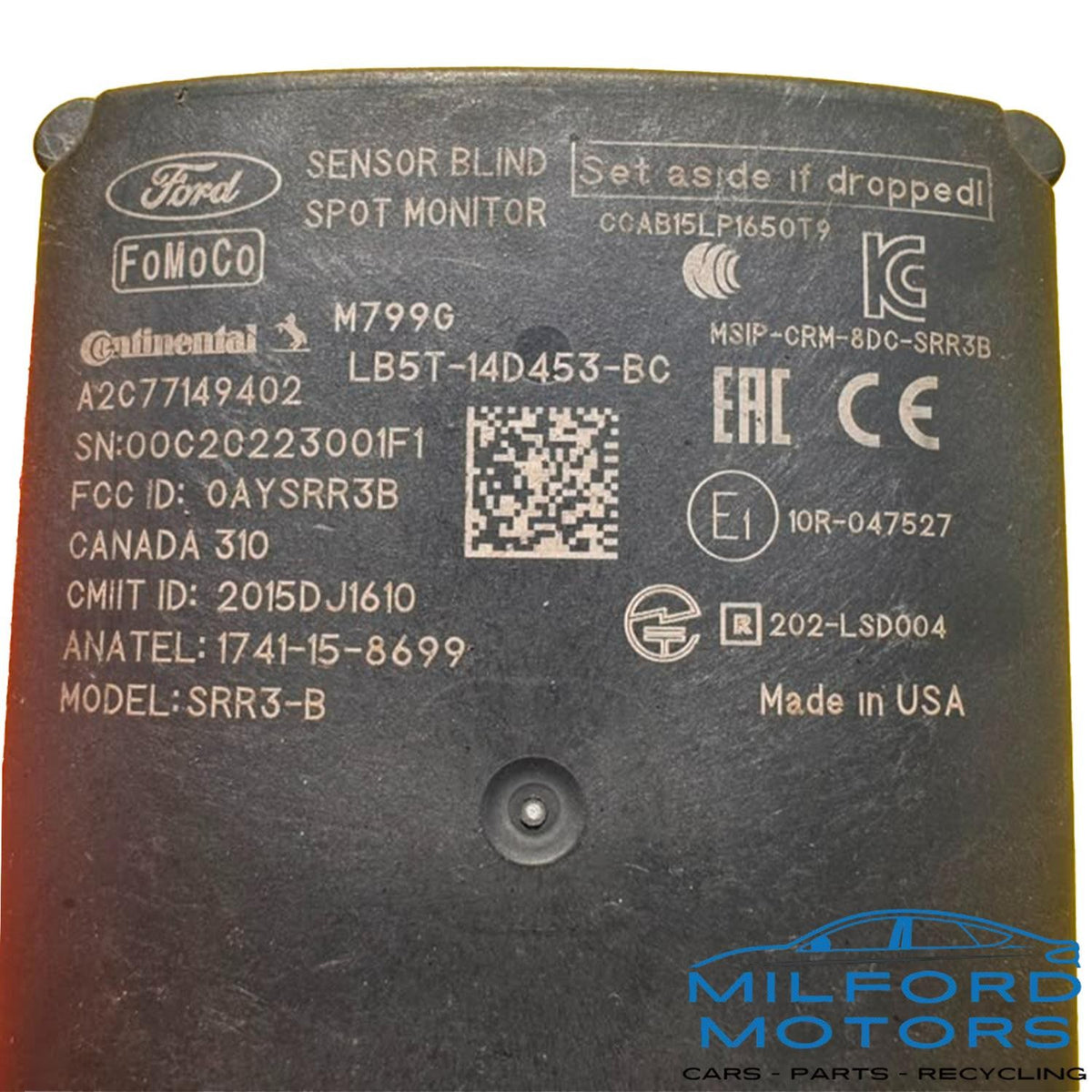 OEM Camera/Projector Radar Unit Rear Fits 2020-2022 Ford Explorer XLT SUV 2.3L
