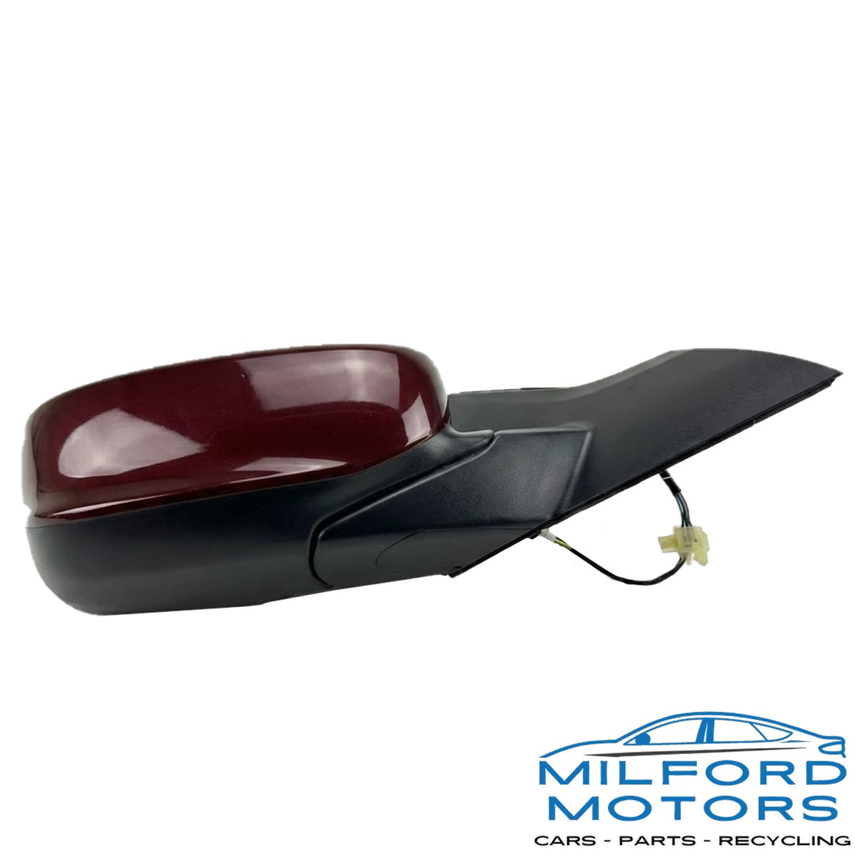 Passenger Side View Mirror (RED,R548P) Fits 2013-2017 Honda Accord Sedan 2.4L