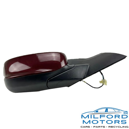 Passenger Side View Mirror (RED,R548P) Fits 2013-2017 Honda Accord Sedan 2.4L