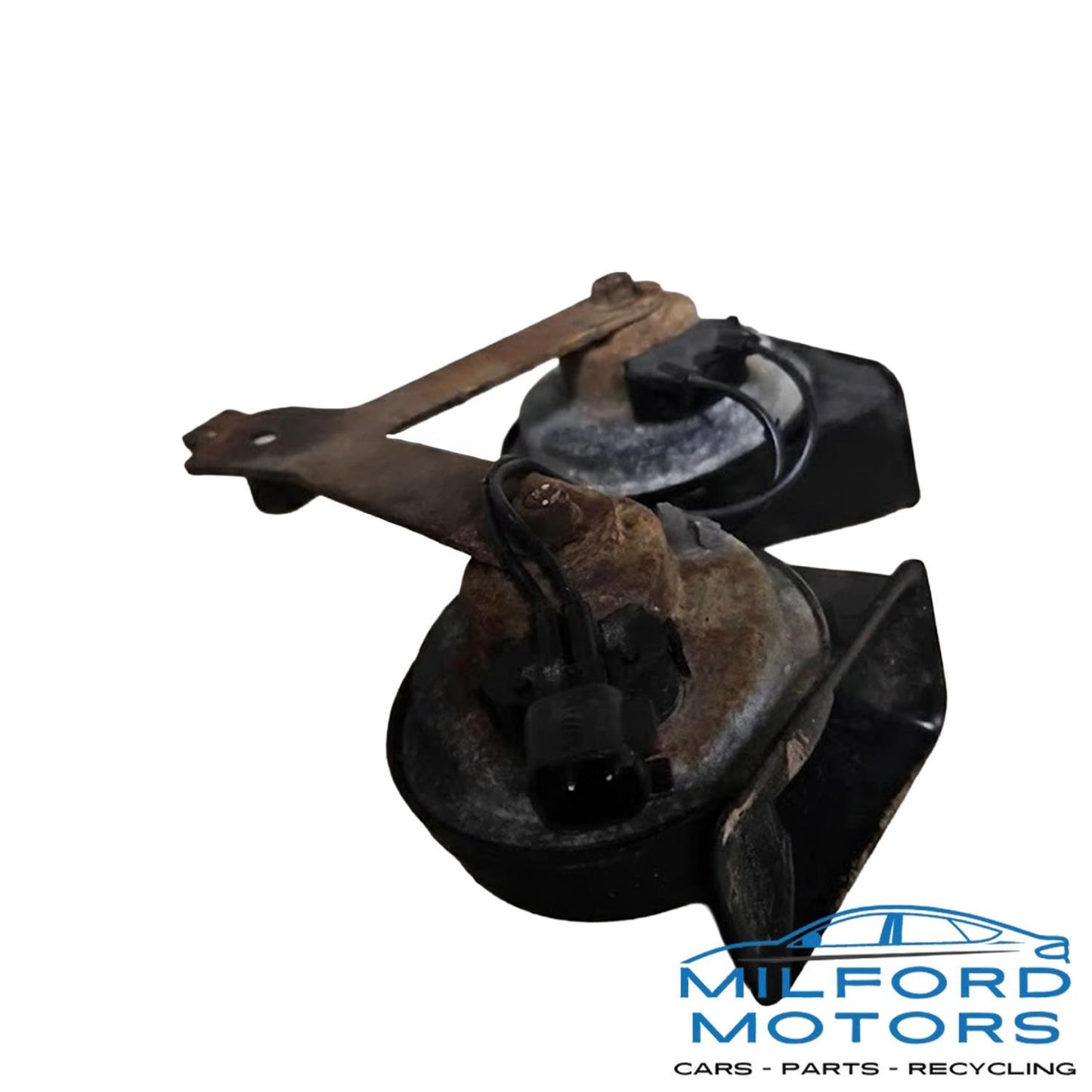 Horn w/ Bracket Fits 2018 Ford E-350 Super Duty 6.2L 613-999599