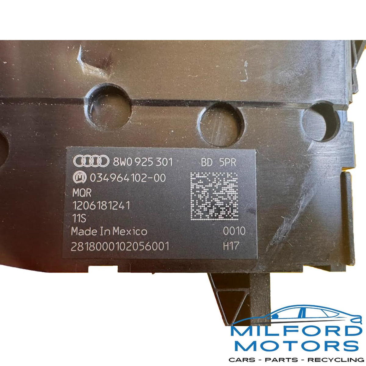 OEM Traction Parking Control Multi Switch Panel Fits 2018 Audi Q5 2.0L 8W0925301