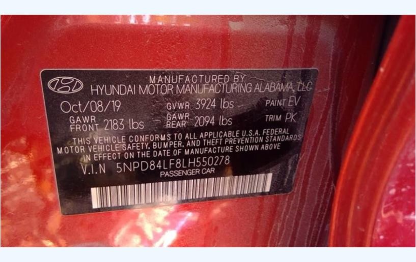 Passenger Side Front Door Electric Fits 2017-2020 Hyundai Elantra Sedan 2.0L