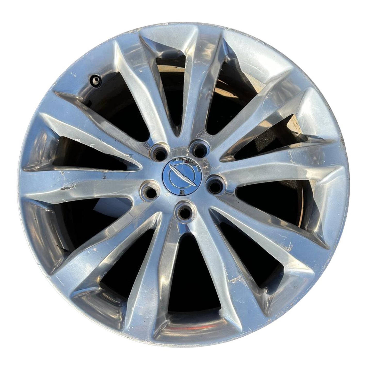 OEM 19X7-1/2 Alloy Flared 10-Spoke Wheel Rim Fits 2015-2023 Chrysler 300 3.6L