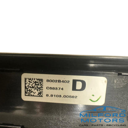 Black Automatic Temperature Control Fits 2017-2018 Mitsubishi Outlander 2.4L