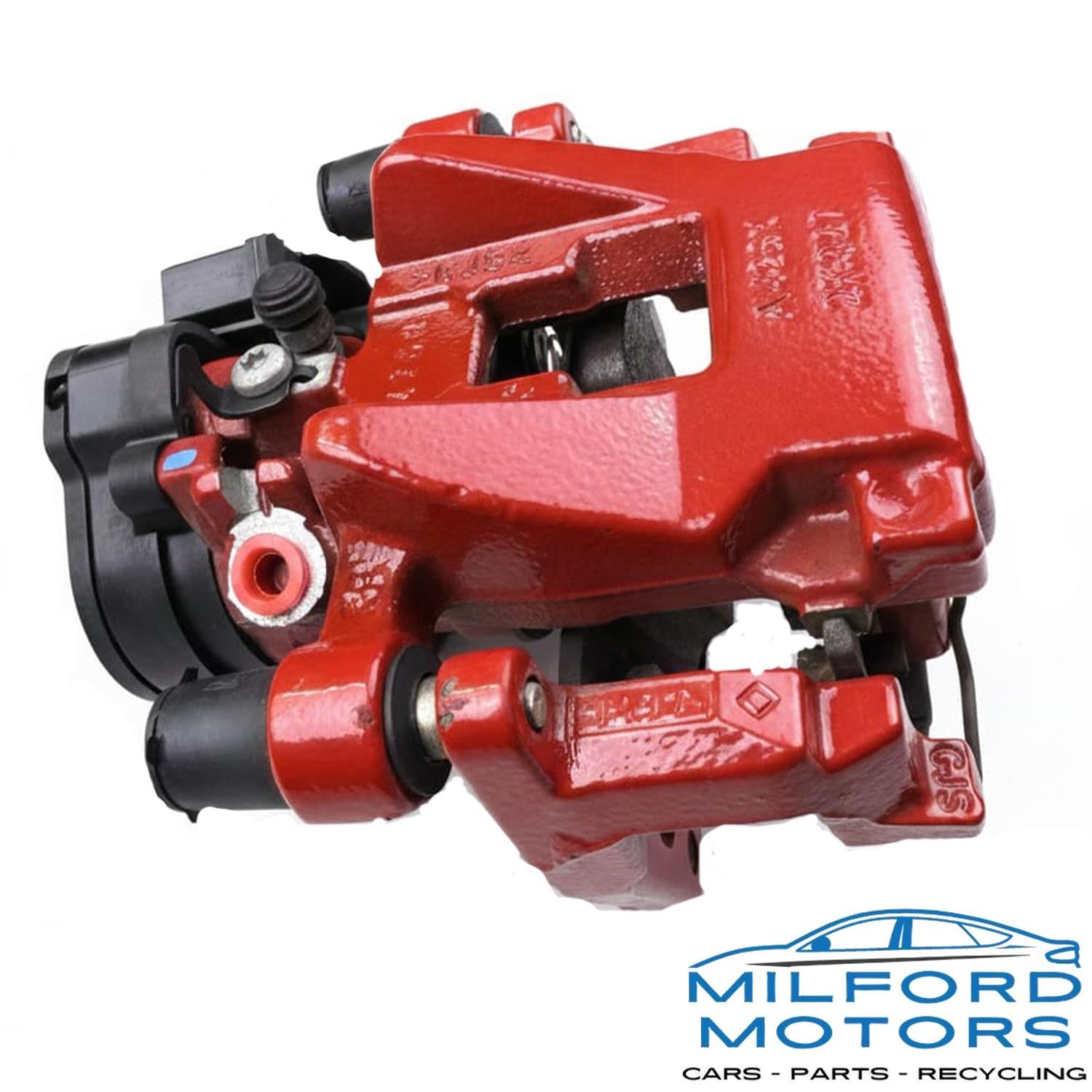 OEM Passenger Side Caliper Rear w/ Painted in Red Fits 2017 Jaguar F-PACE S 3.0L