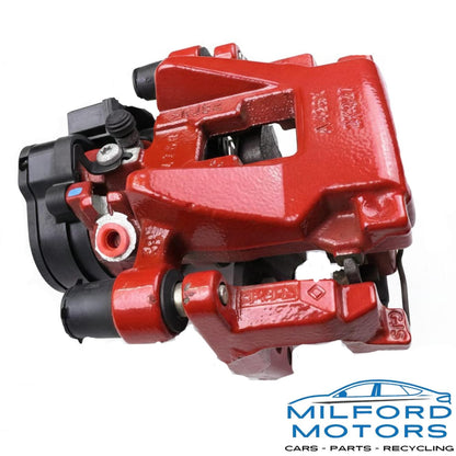 OEM Passenger Side Caliper Rear w/ Painted in Red Fits 2017 Jaguar F-PACE S 3.0L