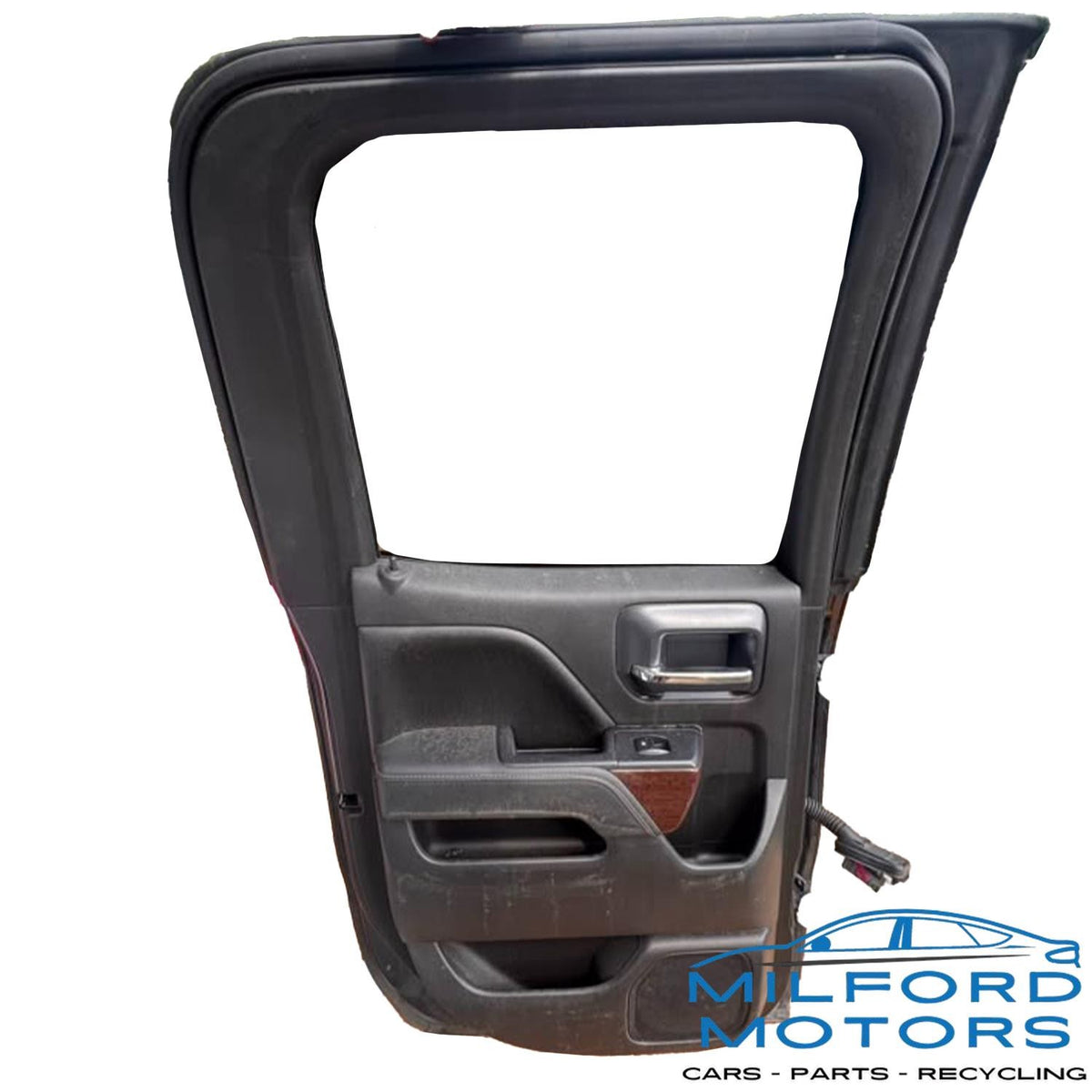 Left Rear Door Panel Assembly Gray GXG Fits 2014-2019 GMC Sierra 1500 2500 3500