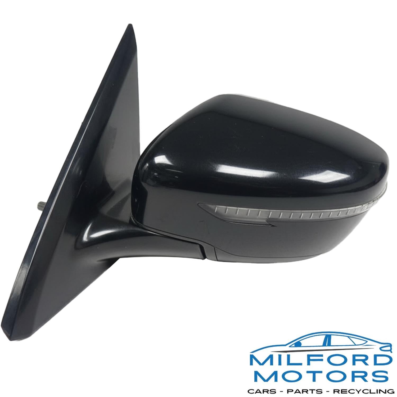 Black Driver Side Mirror Power Non-Heated Fits 2018-2020 Nissan Pathfinder 3.5L