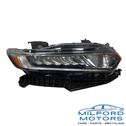 Passenger Side LED High Beam Headlight Assembly Fits 2018-2020 Honda Accord L4