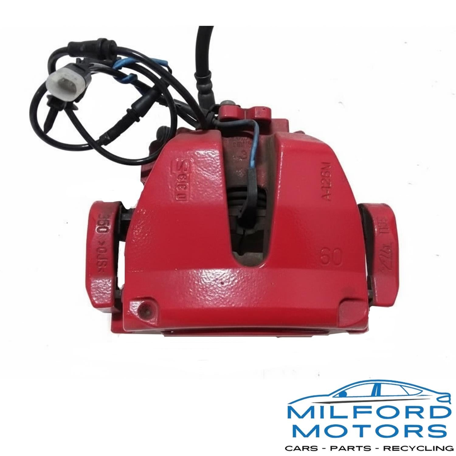 Driver Caliper Front w/ Painted in Red Fits 2017 Jaguar F-PACE S 3.0L