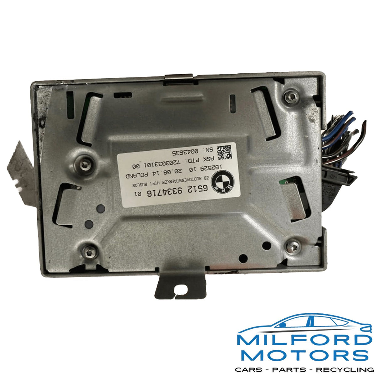 Audio Amplifier Hifi Audio System Fits 2012-2015 BMW 320i 328i 2.0L 65129334716