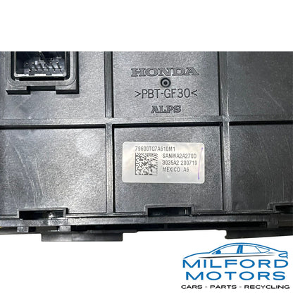 Temperature Climate Control Fits 2016-2018 Honda Pilot 3.5L (AWD, US Market)