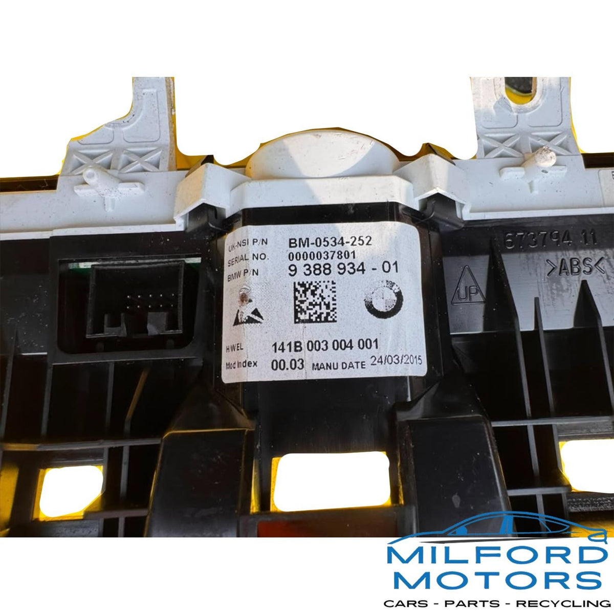 Speedometer Head/Cluster 5.5" Display Screen Fits 14-2018 BMW i3 0.7L 59K Miles