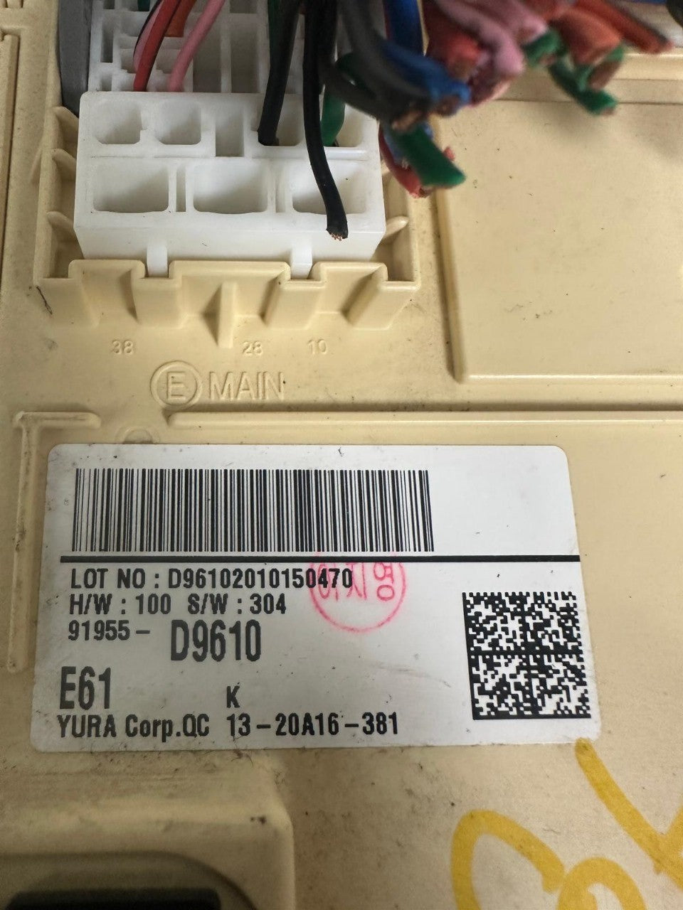 OEM Cabin Relay Junction Fuse Box Fits 2021 Kia Sportage LX 2.4L 91955-D9610