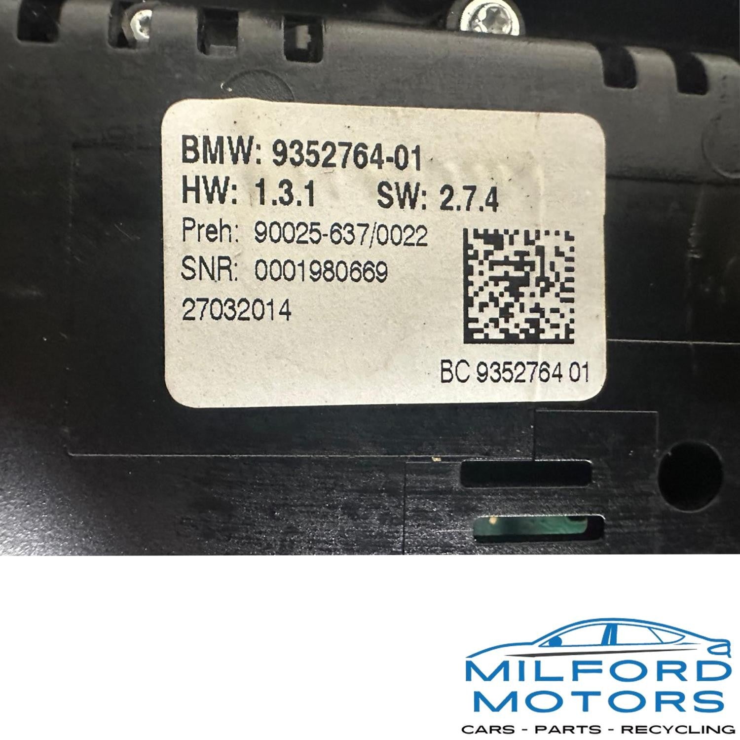 A/C Heater Temperature Climate Control Fits 11-2016 BMW 535i xDrive Sedan L6
