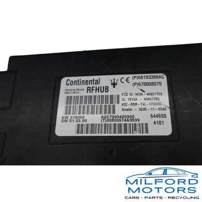 Keyless Entry RF Hub Control Module Unit Fits 2016 Maserati Ghibli Sedan 3.0L