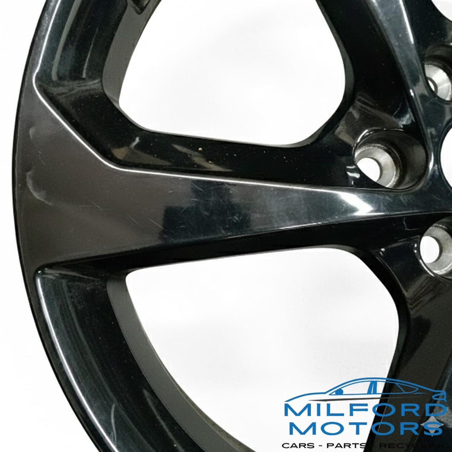 19X8-1/2 Alloy w/5 Spoke Black Rim Fits 2017 Jaguar F-PACE S 3.0L