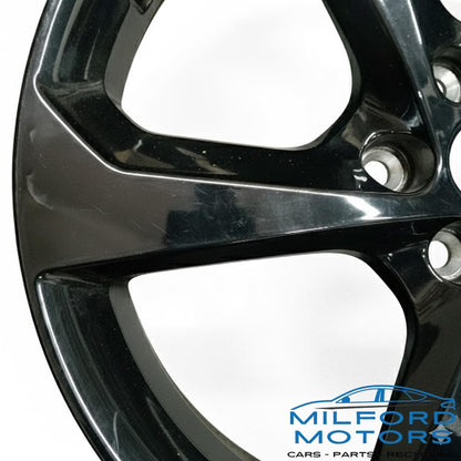 19X8-1/2 Alloy w/5 Spoke Black Rim Fits 2017 Jaguar F-PACE S 3.0L