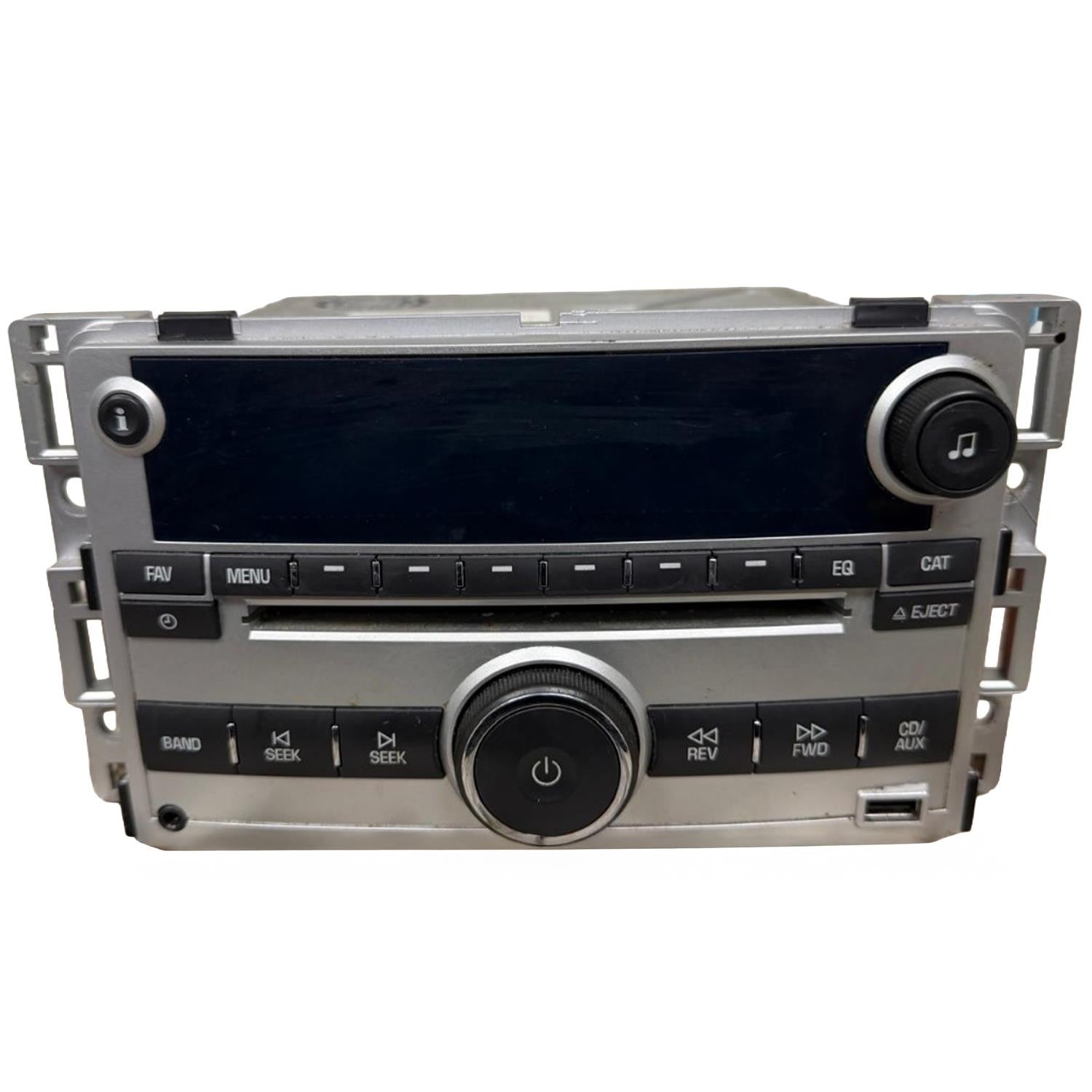 AM FM Cd Player Radio Receiver USB Aux Fits 2009-2012 Chevrolet Malibu 2.4L