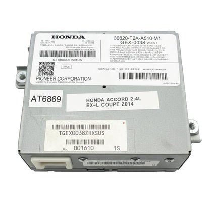 Satellite Radio Receiver Tuner Module - 2013 Honda Accord Coupe 39820T2AA510M1