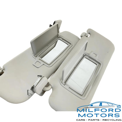 Pair of Sun Visor Left Right Fits 2017 Jaguar F-PACE S 3.0L