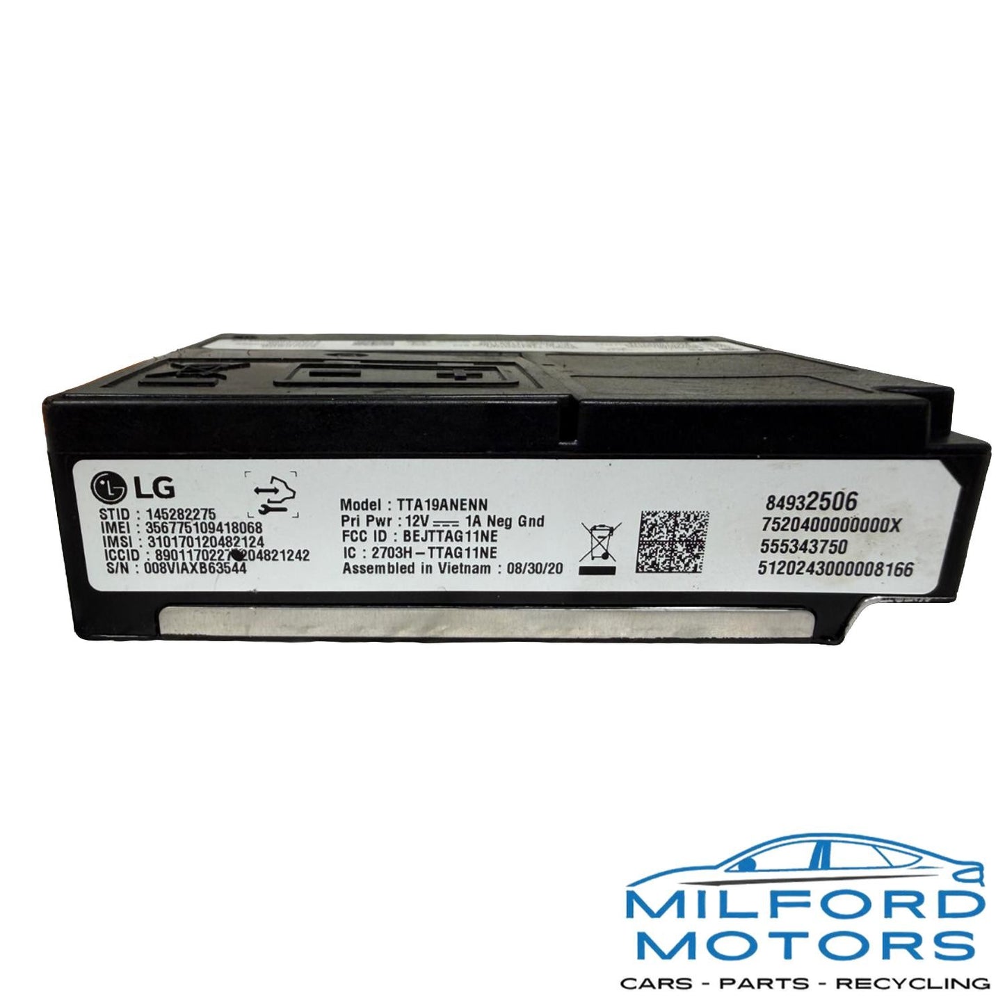 Chassis Communication Telematics Opt UE1 Fits 2020-2022 Equinox 1.5L ID:84932506