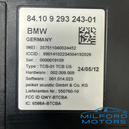 Chassis Communication Telematics Fits 2013 BMW 750Li Sedan 4.4L ID:8410929324301