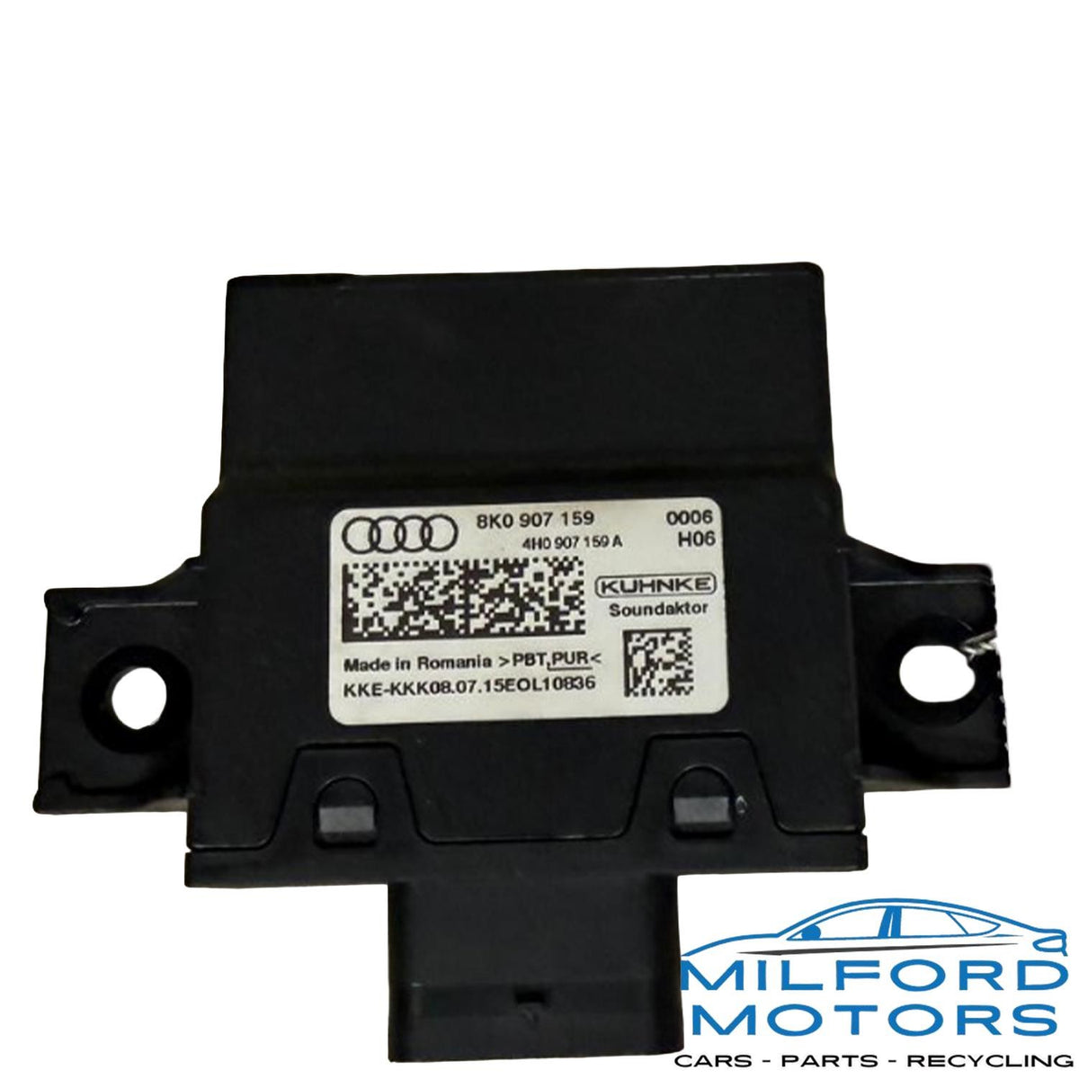 Chassis Impact Sound Control Module Fits 2016 Audi S5 Coupe 3.0L 4H0907159A
