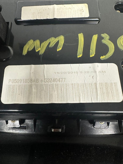 Climate Control Heat/AC Control 8.4" Display Screen 2014-2015 Dodge Durango V6