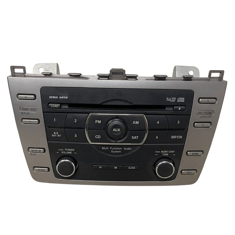 USED Audio Equipment Radio AM/FM/AUX/6CD - 2009-2010 Mazda Mazda6 Sedan 3.7L