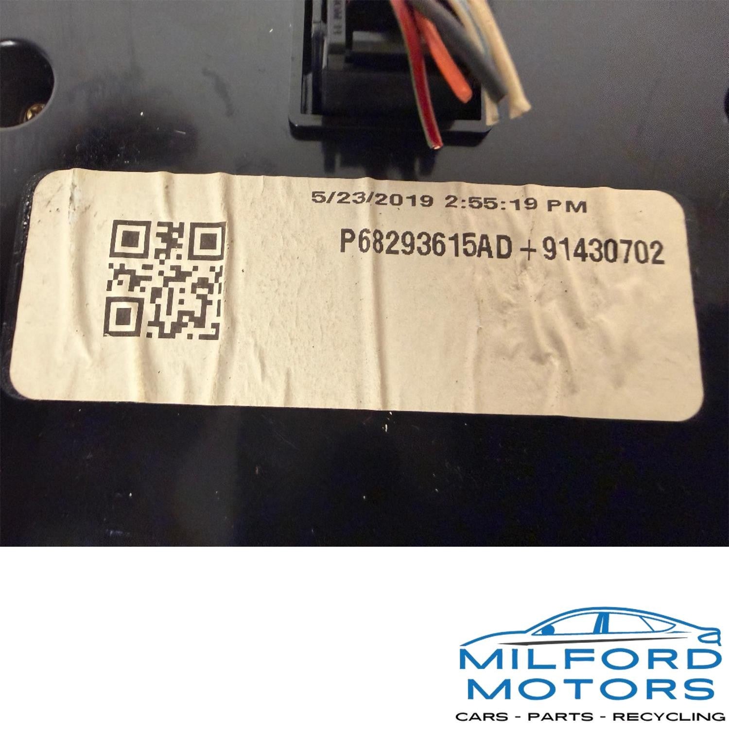 Heater Climate Temperature Control Fits 2017-2023 Dodge Charger 3.6L P68293615AD