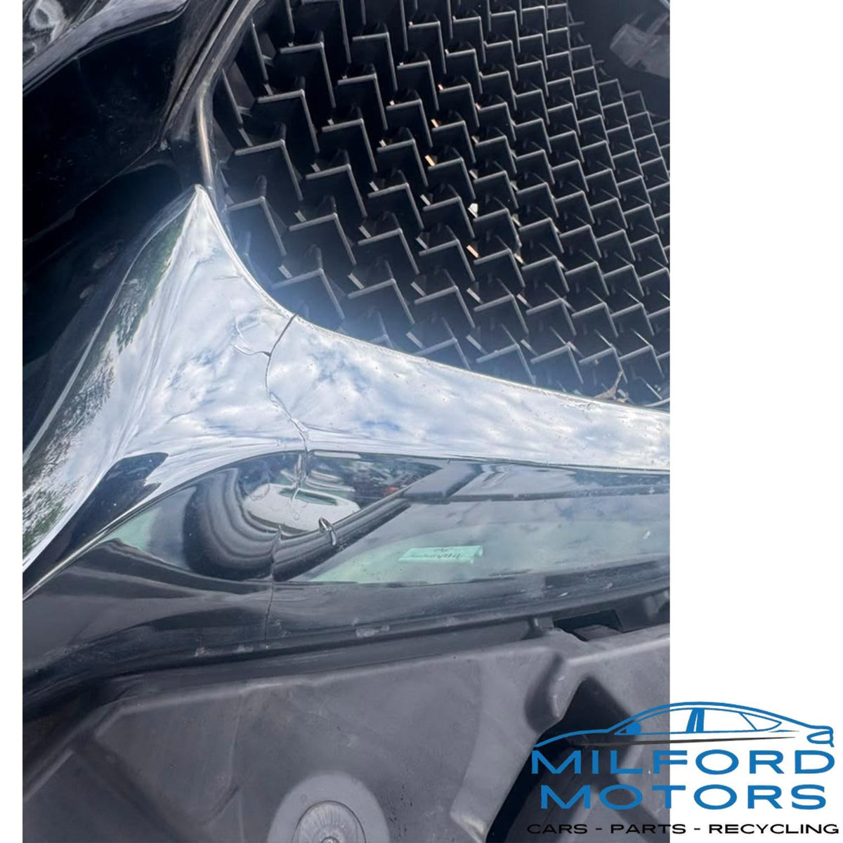 Black Mesh Grille Fits 2017-2021 Mazda CX-5 Carbon Edition / Touring 2.5L