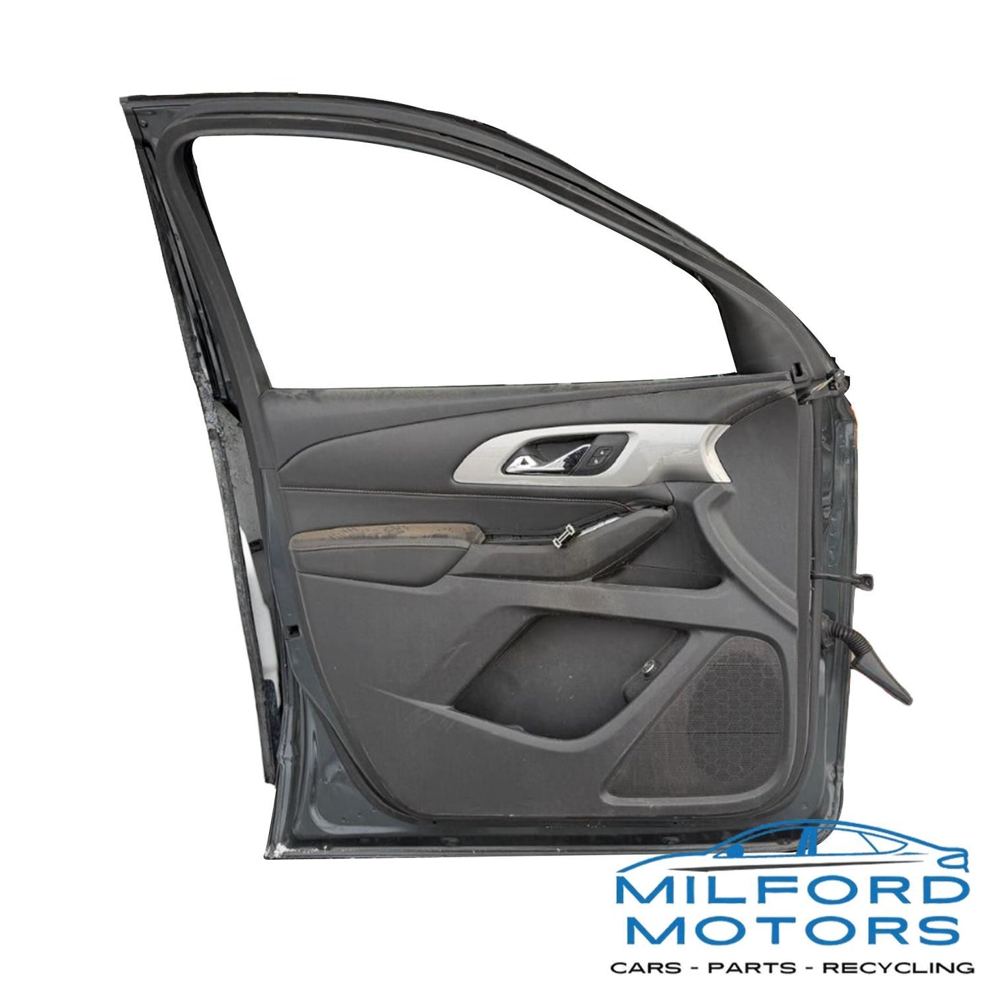 Gray Front Driver Side Door Fits 2018-2024 Chevrolet Traverse 3.6L