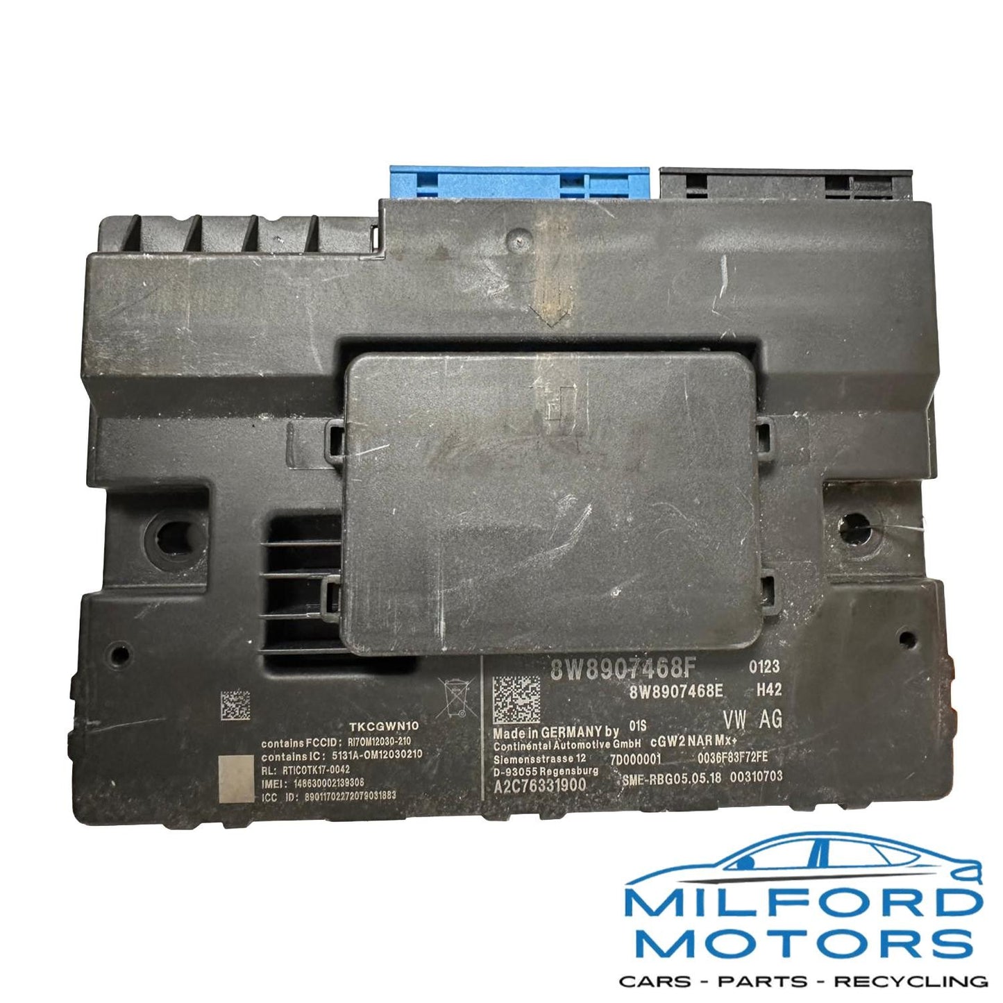 OEM LH Dash Network Gateway Control Module Fits 2018-2019 Audi RS5 8W8907468F