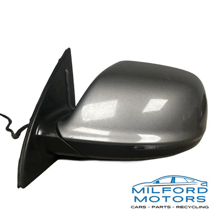 Gray Driver Side Power Heated Mirror Manual Folding Fits 2010-2012 Audi Q7 3.0L