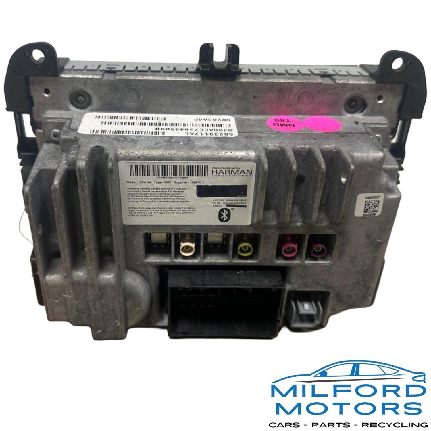 Audio Equipment Radio 8.4" Display & Receiver Fits 2015 Dodge Durango 3.6L