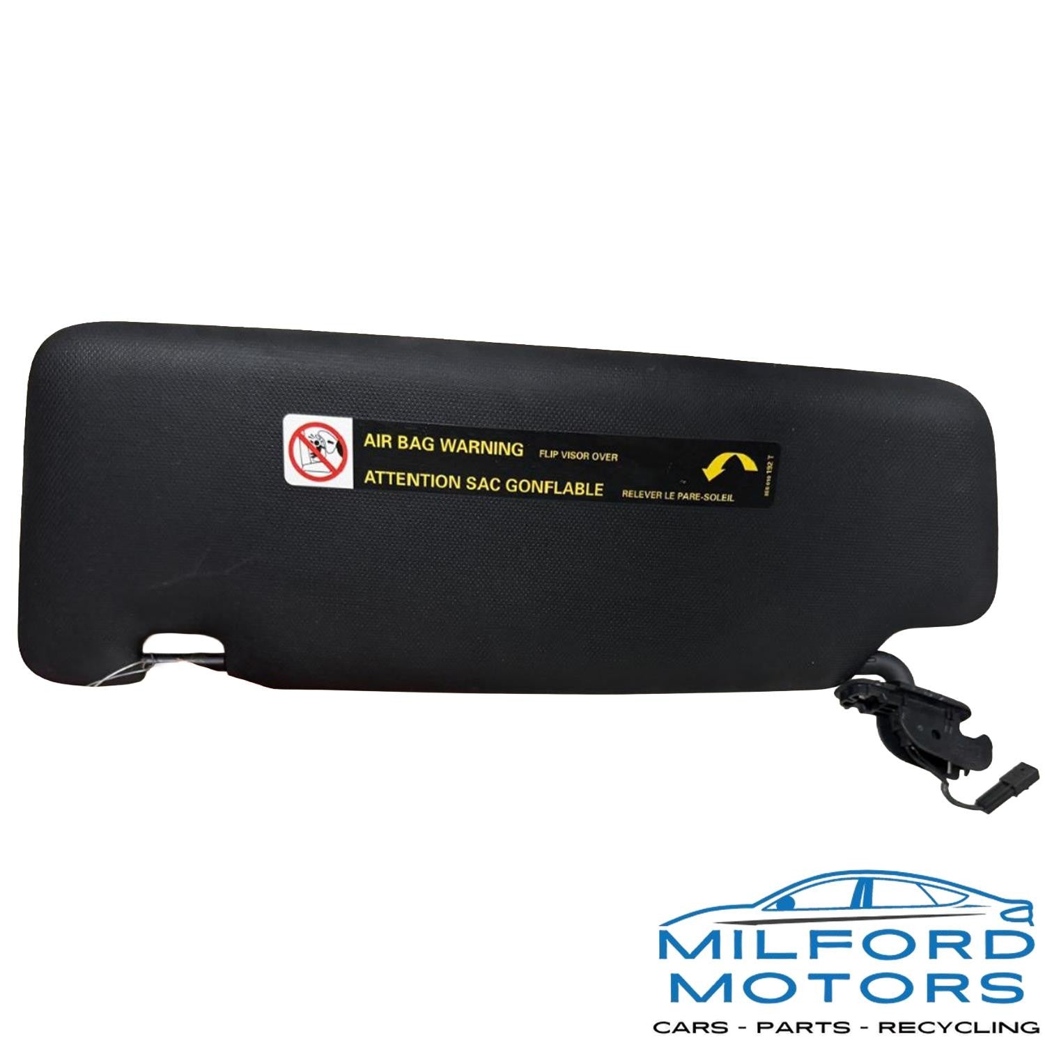 Passenger Right Side Sun Visor w/o Illumination Fits 2014-2017 Audi S5 3.0L