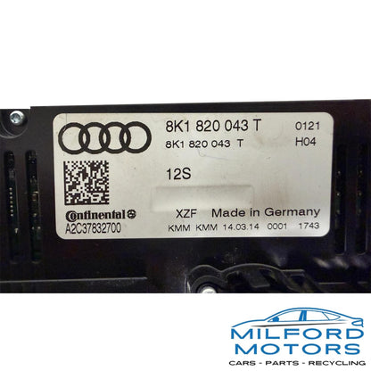 Dual Zone Heat Climate Temperature Control Fits 2013-2016 Audi A4 Sedan 2.0L