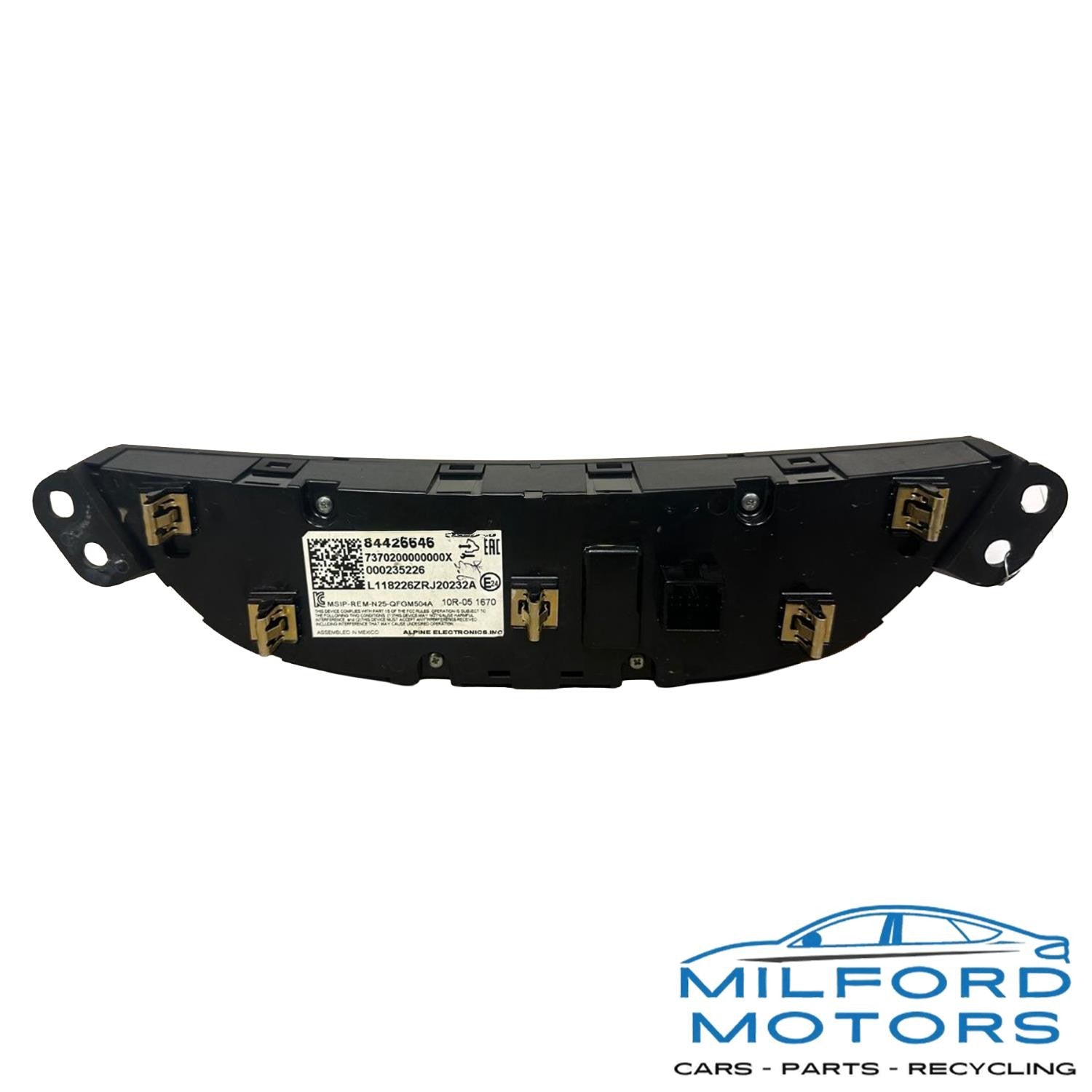 Temperature Control Without Heated Seat Fits 2018 Chevrolet Malibu Sedan 1.5L