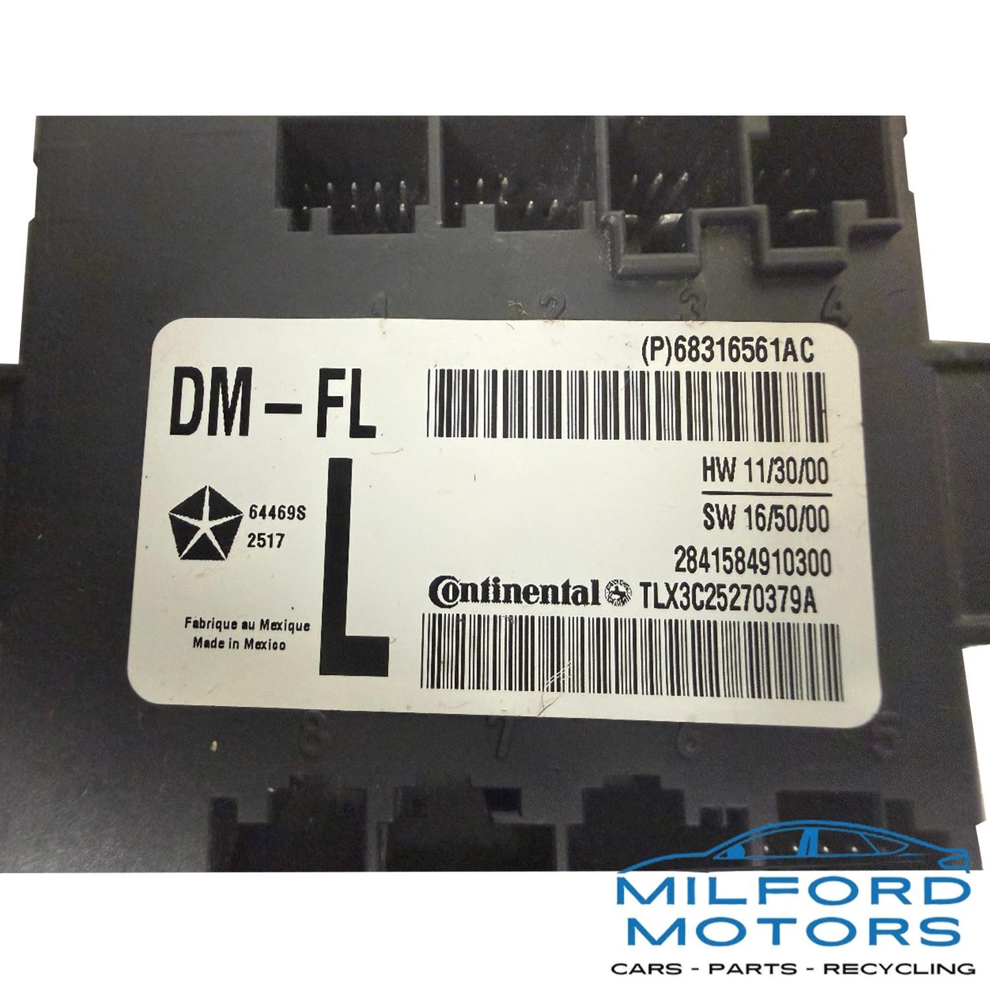 Driver Left Front Door Control Module Fits 2018 Dodge Charger 5.7L 68316561AC