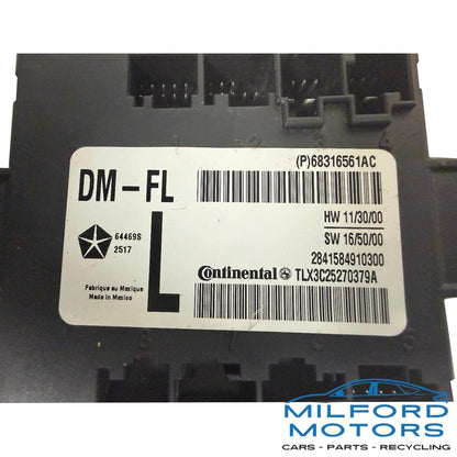 Driver Left Front Door Control Module Fits 2018 Dodge Charger 5.7L 68316561AC