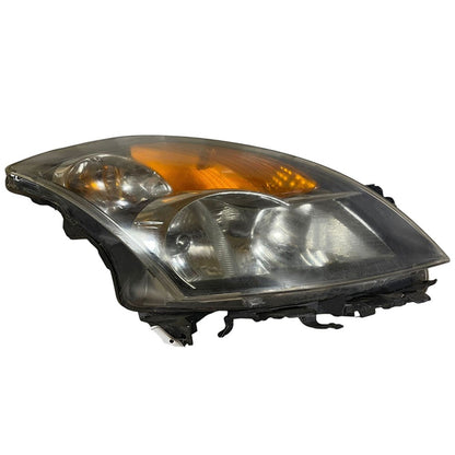 Passenger Side Headlight Assembly Halogen 2007-2009 Nissan Altima 2.5L