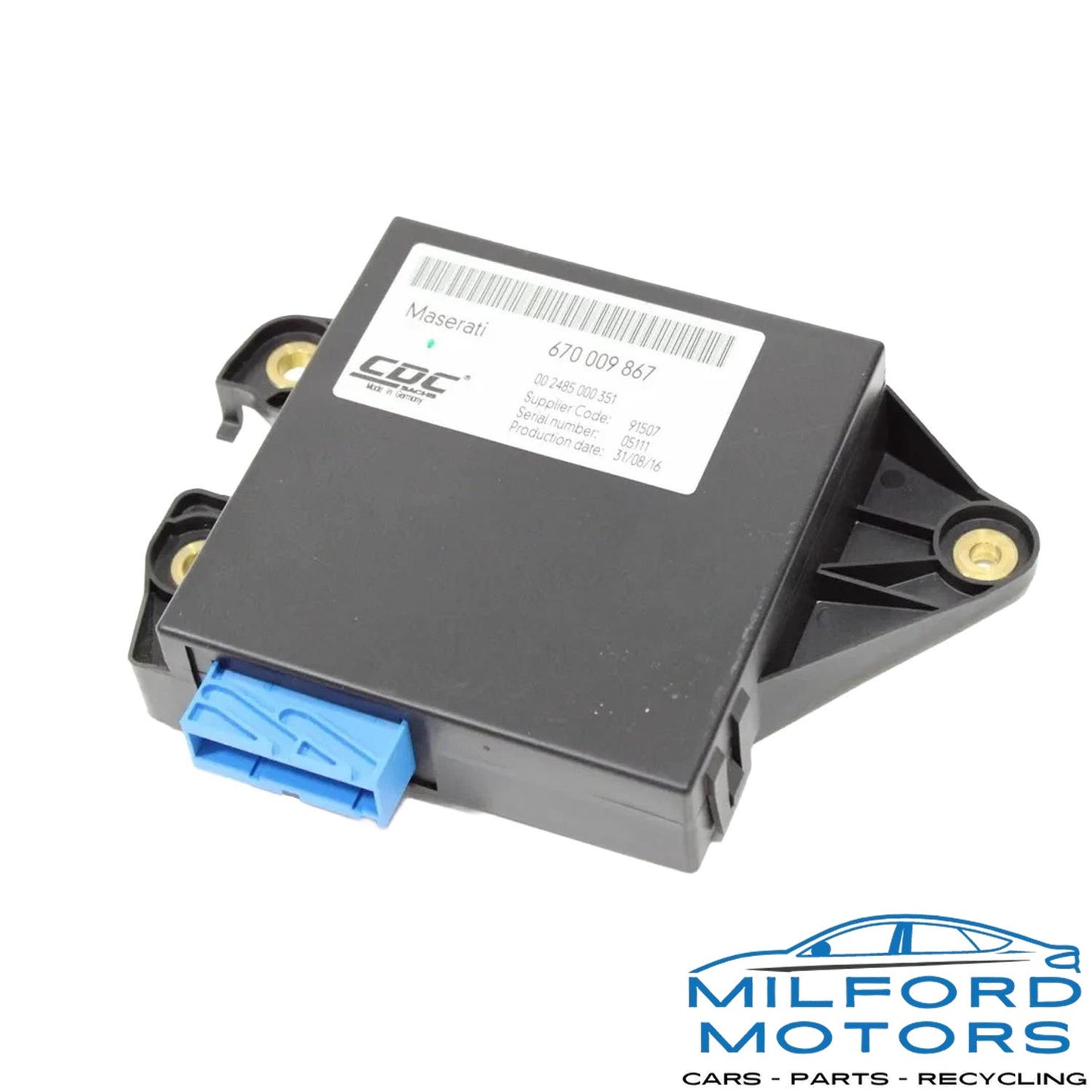 Suspension Control Module Unit Fits 2016 Maserati Ghibli Sedan 3.0L